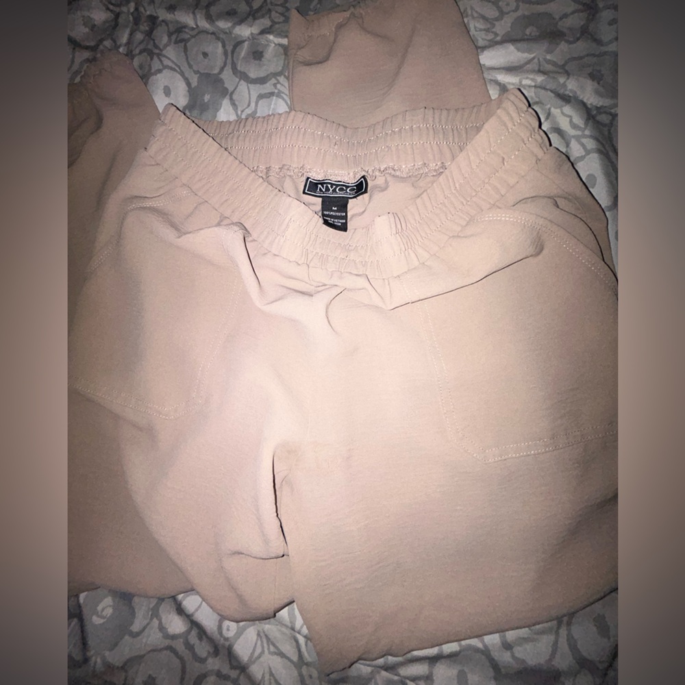 Elegant Women's Cream Joggers